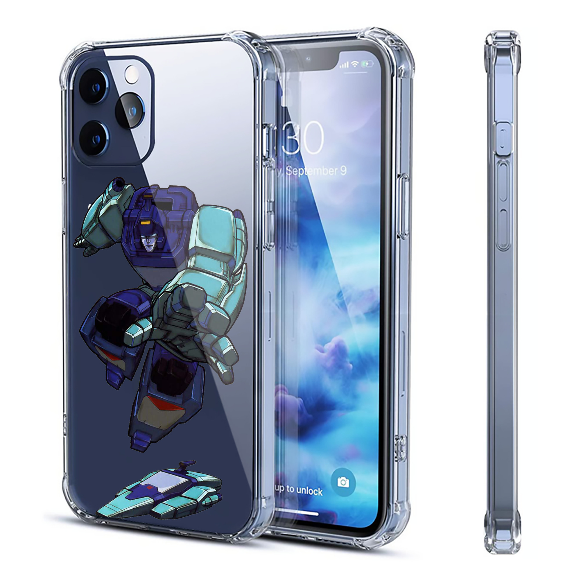 （画像用）  【iPhone 12シリーズ対応】透明スマホケース（クリアソフトケース）